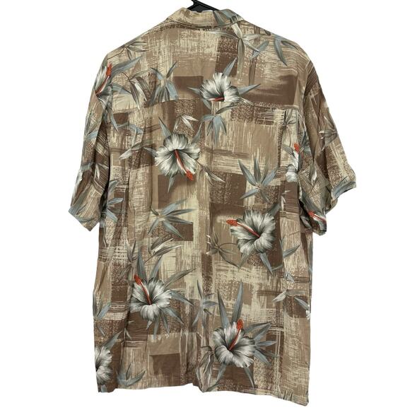 Kaylua Bay Shirt Mens Small Resortwear Hawaiian Floral Beach Tropical Vacation - Picture 4 of 5